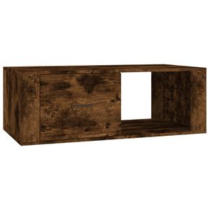 vidaXL Mesa de centro 100x50,5x35 cm derivados madeira carvalho fumado