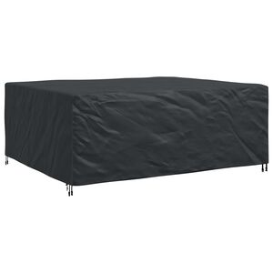 vidaXL Capa para M&oacute;veis Liso Preto 250 x 210 x 90 cm 420D