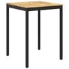 vidaXL Mesa de Bar de Jardim NAARDEN Branco e Preto 80 x 80,5 x 105 cm