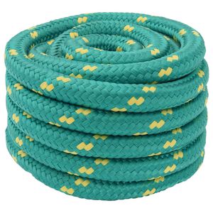 vidaXL Corda de Barco 5 m 3 Verde PP