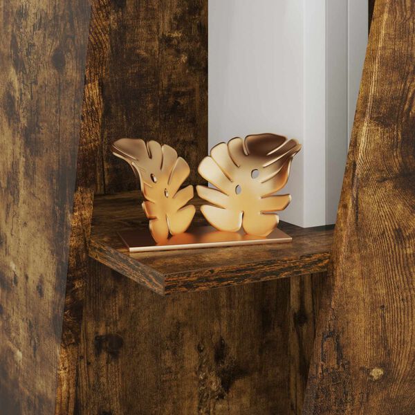 vidaXL Prateleira Lateral Carvalho Defumado 33 x 32 x 70,5 cm