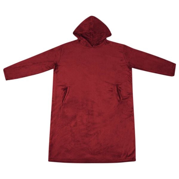 vidaXL Sweatshirt manta Vermelho Bordeaux m Flanela