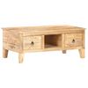 vidaXL Mesa de centro 100x55x40 cm madeira de mangueira &aacute;spera