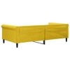 vidaXL Sof&aacute;-cama 100x200 cm veludo amarelo