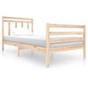 vidaXL Estrutura de cama 100x200 cm madeira maci&ccedil;a