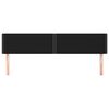 vidaXL Cabeceiras preto 180x5x78/88 cm tecido