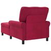 vidaXL Chaise Lounge Vinho Vermelho 91 x 157 x 91 cm Veludo