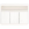 vidaXL Aparador 104,5x34x80 cm madeira de pinho maciça branco