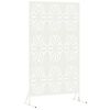 vidaXL Protetor de Privacidade Branco 100 x 50 x 180 cm A&ccedil;o