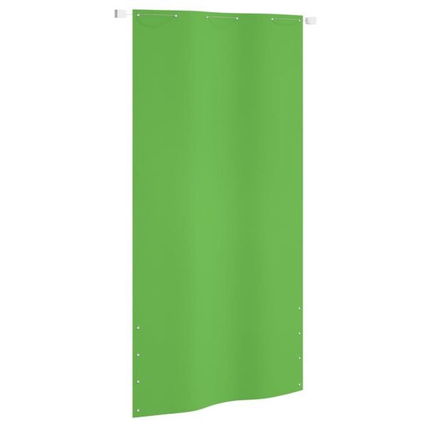 vidaXL Tela de varanda 120x240 cm tecido oxford verde-claro