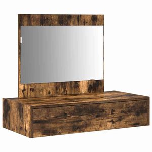 vidaXL Mesa de vestir Castanho 83 x 40 x 70 cm Derivados de Madeira