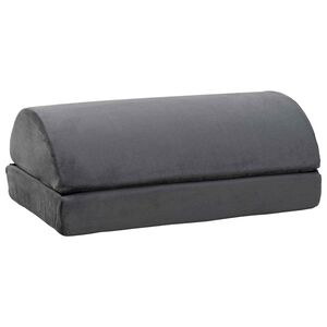 vidaXL Liso Cinzeto 44 x 29 x 17 cm Espuma PU