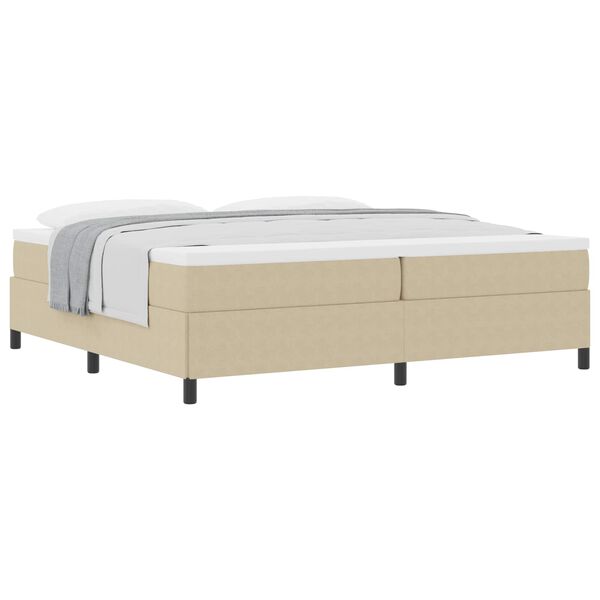 vidaXL Cama Box Cinza Verde 200 x 200 cm Veludo