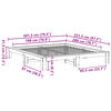 vidaXL Cama sem colch&atilde;o 180x200 cm pinho maci&ccedil;o castanho-mel