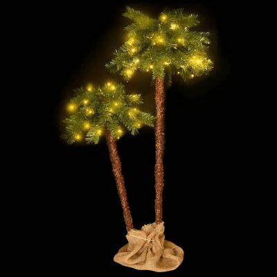 vidaXL Árvore de Natal com LEDs 105 cm & 180 cm