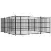 vidaXL Canil de exterior 450x450x185 cm