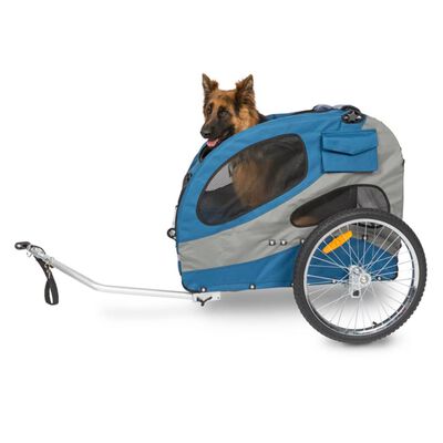PetSafe Reboque de bicicleta para cães Happy Ride L azul