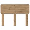 vidaXL Cabeceira Carvalho Artesanal 120 cm Madeira processada