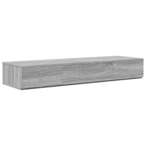 vidaXL Mesa de Est&uacute;dio Sonoma cinzento 110 x 40 x 19,5 cm