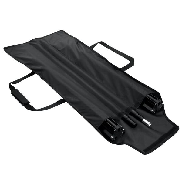 vidaXL Sistema porta-fundos 300 x 300 cm preto