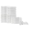 vidaXL Toalhas de h&oacute;spedes 25 pcs algod&atilde;o 350 g 30x50 cm branco