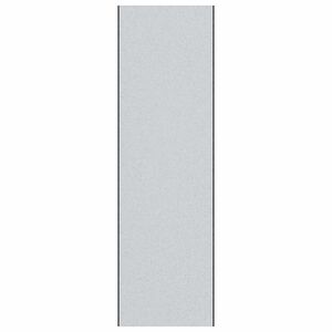 vidaXL Tapete de Entrada Cinza e Preto 120 x 400 cm 100% Poliamida