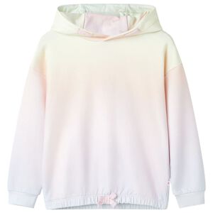 Sweatshirt com capuz para crian&ccedil;a cor branco-estrela 92