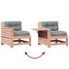 vidaXL 7 pcs conj. lounge jardim com almofad&otilde;es madeira douglas maci&ccedil;a