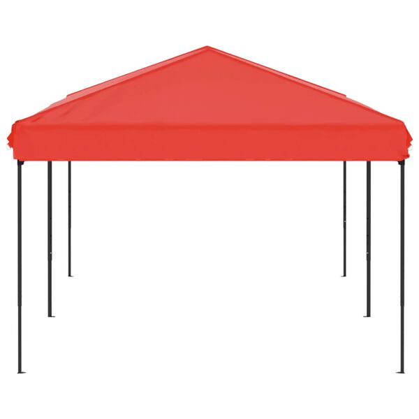 vidaXL Tenda para festas dobrável 3x6 m vermelho