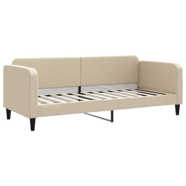 vidaXL Sof&aacute;-cama 80x200 cm tecido cor creme