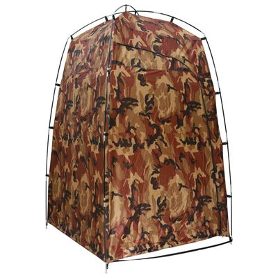 vidaXL Tenda WC/chuveiro/vestiário camuflagem
