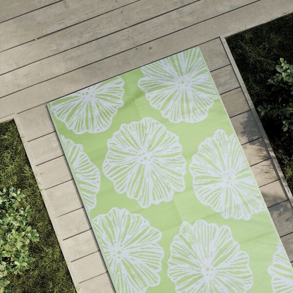vidaXL Tapete de exterior 80x250 cm ARAKIL PP verde
