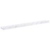 vidaXL Prateleira de Parede 2 pcs M&aacute;rmore Branco 80 x 9 x 3 cm
