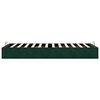 vidaXL Otomano Bed Frame No Colch&atilde;o Verde Escuro 80x200 cm Veludo