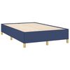 vidaXL Cama box spring c/ colch&atilde;o e LED 120x190 cm tecido azul
