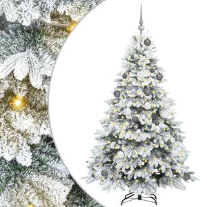 vidaXL &Aacute;rvore de Natal Artificial com 300 LEDs Branco 180 cm PE e PVC