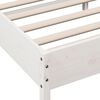 vidaXL Cama sem colch&atilde;o 120x190 cm madeira de pinho maci&ccedil;a branco
