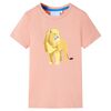 T-shirt de crian&ccedil;a laranja-claro 116