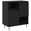 vidaXL Buffet 3 pcs Carvalho Preto 60 x 35 x 70 cm