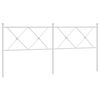 vidaXL Cabeceira de substitui&ccedil;&atilde;o 180 cm metal branco