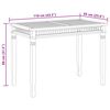vidaXL Mesa de jantar para jardim 120x65x80 cm madeira de teca maci&ccedil;a