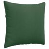 vidaXL Travesseiros de Sof&aacute; 2 pcs Verde Escuro 50 x 50 cm