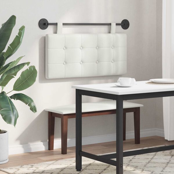 vidaXL Cabeceira Suspensa Montado na parede Couro Sint&eacute;tico