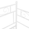 vidaXL Estrutura sofá-cama de puxar 90x200 cm metal branco