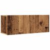 vidaXL M&oacute;veis de parede para TV 2 pcs 80x30x30 cm madeira velha