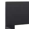 vidaXL Estrutura de cama c/ LED 120x200 cm couro artificial preto