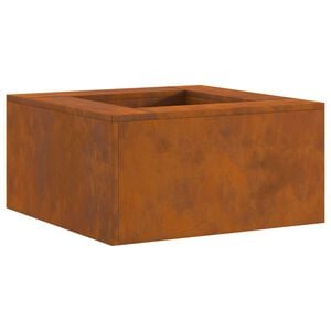 vidaXL Fire Pit Castanho 60 x 60 x 30 cm Aço