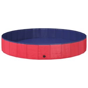vidaXL Piscina Infantil &Oslash;200 x 30 cm Redondo para Vermelho