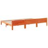 vidaXL Estrutura de cama familiar sem colch&atilde;o cera 270x200 cm