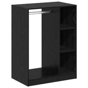 vidaXL Guarda-roupa Carvalho Preto 77 x 48 x 102 cm